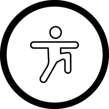 Pilates Minimal User Interface Element vector