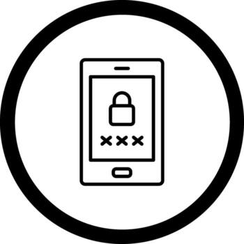 seguridad código resumido marco gráfico objeto vector