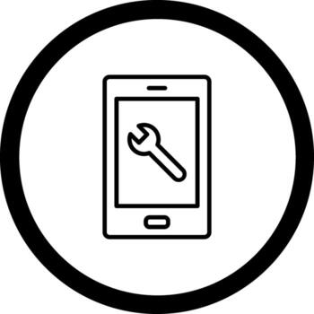 Configurations User Interface Design Mark vector