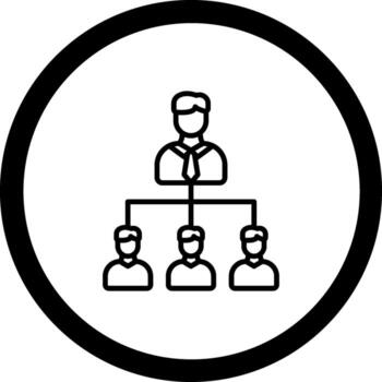 Hierarchy User Friendly Sketch Drawing vector