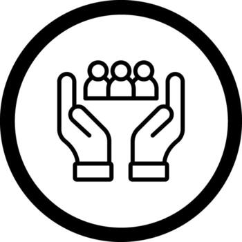 Social Services Web Based Design Element vector