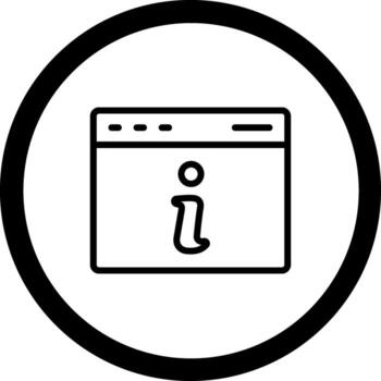 Tooltip Minimal Art Style Object vector