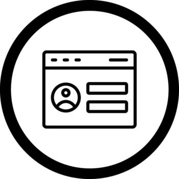 Login Subtle User Interface Graphic vector