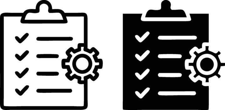 Checklist and checklist vector