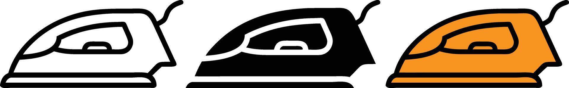 Tres diferente de colores planchado tableros con el mismo diseño vector