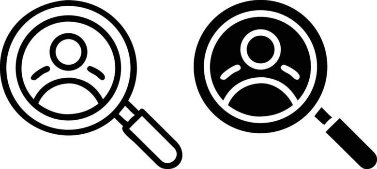 dos aumentador tapas con un persona en el medio vector