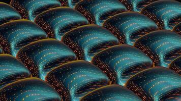 Elite Techno Cubes Rotation Featuring Premium Metallic Reflection on Elegant Exclusive Background for Futuristic Template Design video