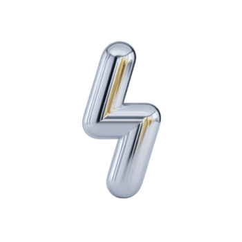 brillante metallico numero quattro con elegante, moderno disegno, riflettendo leggero su suo liscio superficie, isolato su trasparenza sfondo. futuristico stile Aggiunge toccare di eleganza png