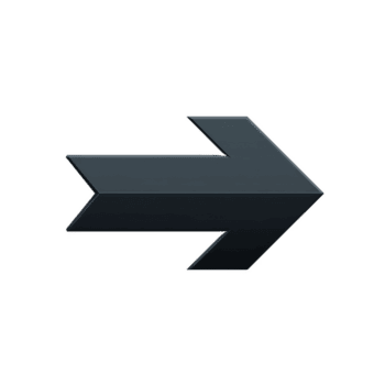 Sleek black arrow pointing to right on transparent background, symbolizing direction or movement. arrow is bold and simple, ideal for design or navigation purposes png