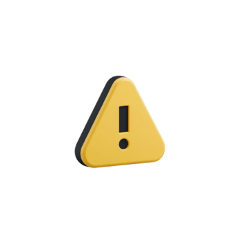 3d amarelo triangular Atenção placa com exclamação marca Centro, simbolizando Cuidado ou alerta. Projeto é simples e moderno, frequentemente usava digital interfaces para indicar potencial problemas ou importante png