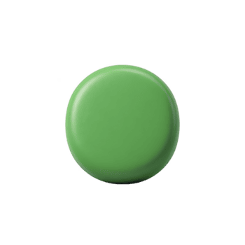 Smooth, round green button with glossy finish, isolated on transparency background. button vibrant color and simple design make it ideal for various creative projects png