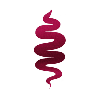 Red snake with textured surface is coiled in wavy pattern against transparent background, creating striking and bold visual png