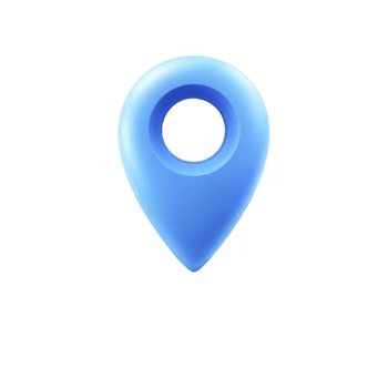 blå 3d Karta stift ikon är avbildad mot transparent bakgrund, symboliserar plats eller navigering. design är enkel och modern, ofta Begagnade i digital Kartor och tillämpningar png