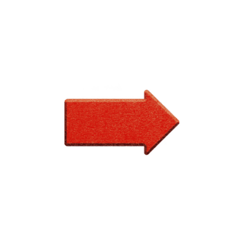 luminosa rosso freccia puntamento per giusto su trasparenza sfondo, simboleggiante direzione o movimento. freccia è semplice e grassetto, fabbricazione esso facilmente evidente e efficace per guida Attenzione png