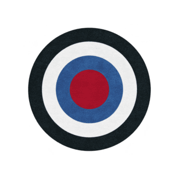 audacioso, colorida alvo Projeto apresentando concêntrico círculos dentro vermelho, azul, e branco, conjunto contra transparência fundo, evoca sentido do precisão e foco png