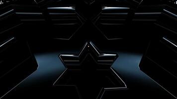 movimiento terminado negro cifras formando cinematográfico resumen obra de arte con geométrico patrones en un exclusivo prima antecedentes diseño video