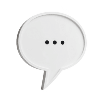 Weiß 3d Rede Blase mit drei schwarz Punkte symbolisiert Kommunikation und Gespräch. minimalistisch Design ist Ideal zum Darstellen Dialog, Nachrichten, oder Sozial Medien Interaktion png