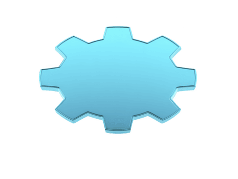 blå redskap ikon med glansig Avsluta, symboliserar teknologi och teknik. redskap har enkel, modern design, ofta Begagnade i digital gränssnitt till representera inställningar eller mekanisk processer png