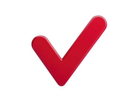 stoutmoedig rood controleren Mark symboliseert goedkeuring en succes, vaak gebruikt in divers contexten zo net zo vormen, lijsten, en digitaal interfaces. deze levendig icoon overbrengt positiviteit en bevestiging png