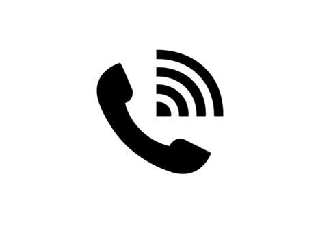simples Preto Telefone ícone representando comunicação e conectividade, apresentando som ondas indicando ligar dentro progresso. isto Projeto é ideal para digital formulários e do utilizador interfaces png