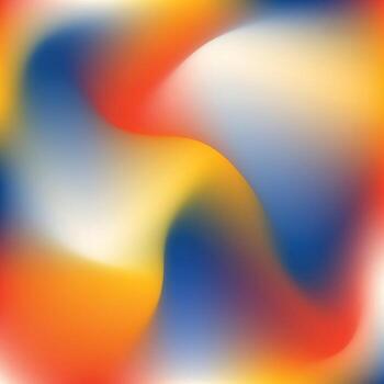 An abstract background with a red, blue and yellow swirl vector