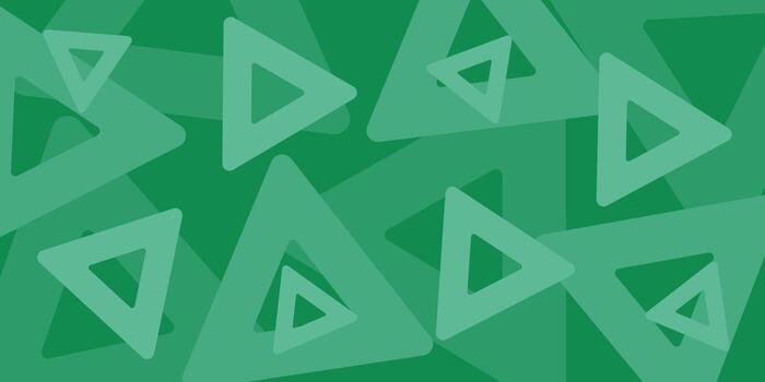 Green background with triangular texture. Design for banners, posters, and social media. vector