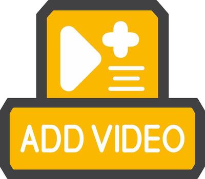 Add Upload Icon vector