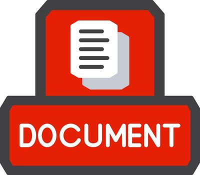 Document File Viewer vector