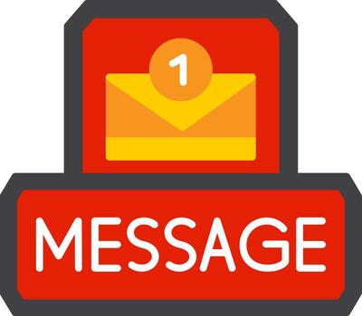 Send Message Now vector