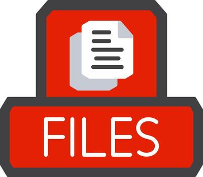 Upload Files Manager vector