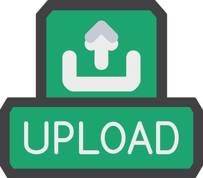 Upload File Action vector
