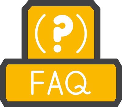 FAQ Help Guide Icon vector