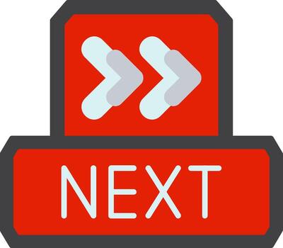 siguiente página moverse vector