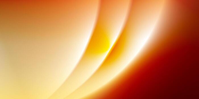 Abstract orange and red gradient background with white flowing lines vector