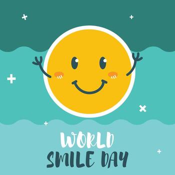 World Smile day Illustration vector
