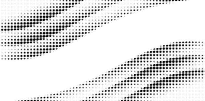 Modern abstract background with halftone waves pattern. Futuristic design with dots on white for posters business cards covers and websites. vector