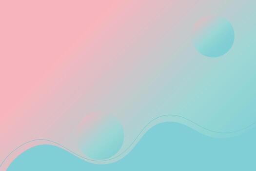 Vibrant pastel waves create a soothing backdrop showcasing smooth gradients and playful circular shapes in a contemporary design vector