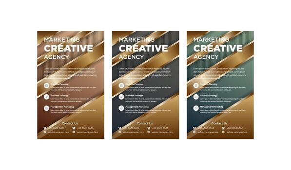 abstract geometric poster background template. diagonal gold shape. vertical banner with an empty place for text. Abstract dynamic illustration graphic backdrop. white text for a sample. vector