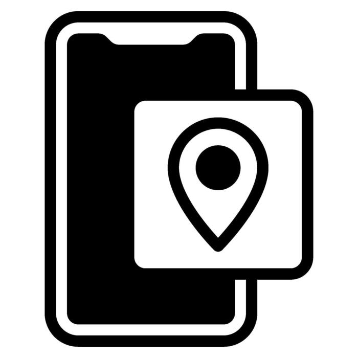 Location Phone Icon Vector Art, Icons, and Graphics for Free Download