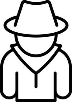 Surveillance, or anonymous identity is associated with detectives, spies, or mysterious characters whose identities are hidden vector