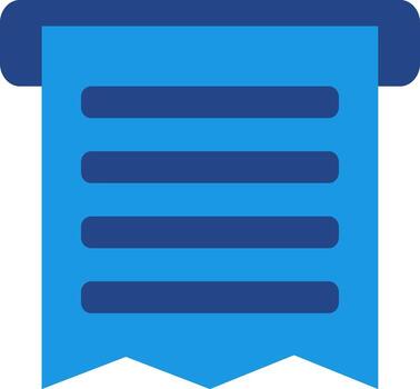 The icon of physical evidence of a financial transaction at an ATM or machine is recorded on the receipt marking the end of the payment process. vector