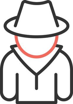 anonymous identity is associated with detectives, spies, or mysterious characters whose identities are hidden vector