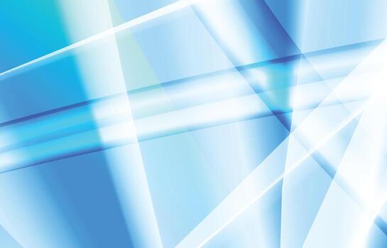 Abstract overlapping diagonal blue stripes with luminous gradient geometric line texture vector