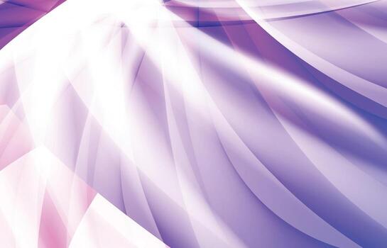 resumen fluido ondulado líneas en púrpura lavanda con geométrico triangular modelo mezcla vector