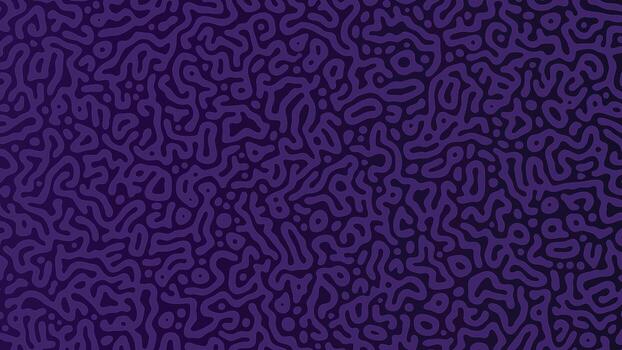 púrpura sin costura turing difusión modelo antecedentes en con caótico lineal movimiento. caracteristicas resumen biológico formas y orgánico texturas Perfecto para de moda fondos de pantalla y telones de fondo vector