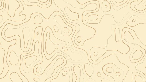 Beige and brown abstract liquid wavy line background for topography. Features retro psychedelic swirls, twirls. and distorted wave patterns. Perfect for trendy backdrops, posters, and modern design. vector