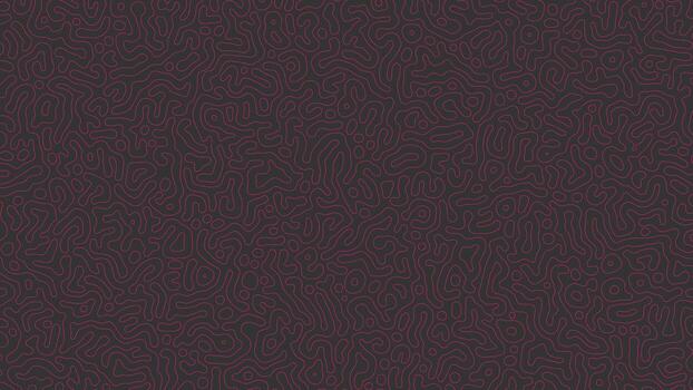 sin costura turing difusión modelo antecedentes en rojo línea oscuro con caótico lineal movimiento. caracteristicas resumen biológico formas y orgánico texturas Perfecto para de moda fondos de pantalla y telones de fondo vector