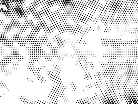 A halftone dot pattern background with white and black dots, a black and white image of a circular pattern, a black and white image of a dot pattern, Abstract black dots vector