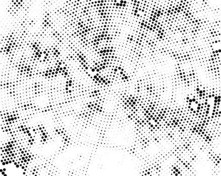 A grunge halftone background, Abstract halftone background featuring a seamless grunge texture pattern of black geometric dots for a modern art illustration design vector