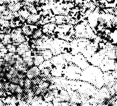 Abstract black and white circular dot halftone texture, A seamless black and white geometric halftone pattern design for texture and wallpaper decoration vector